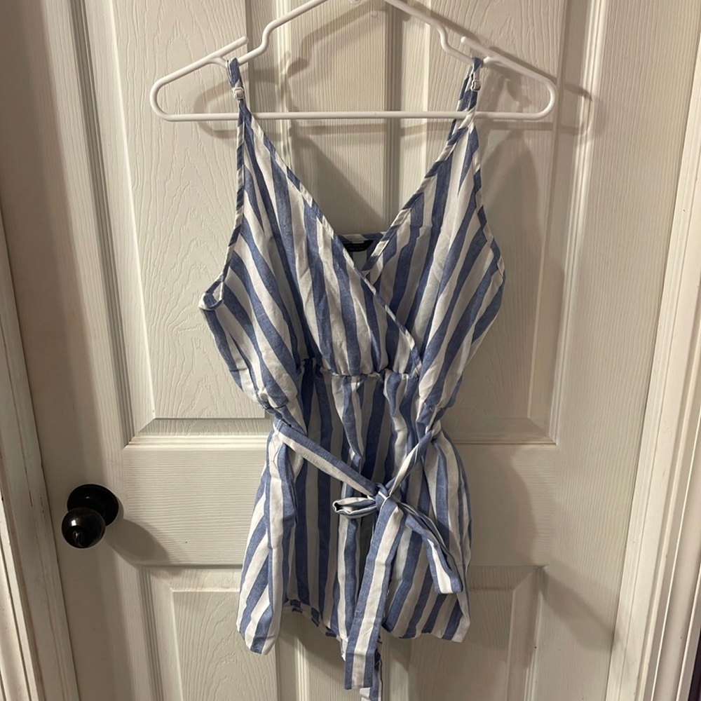 Shein striped romper